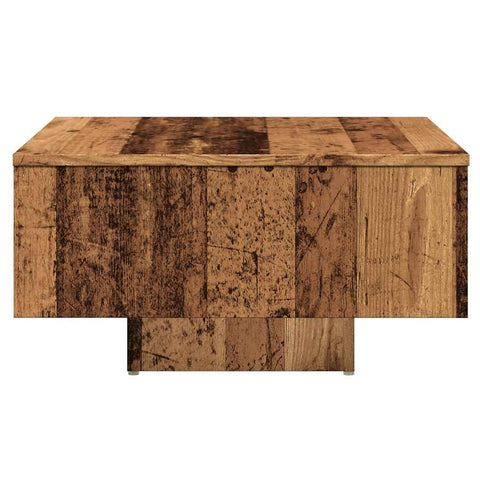 vidaXL Couchtisch Altholz-Optik 60x60x31,5 cm Holzwerkstoff