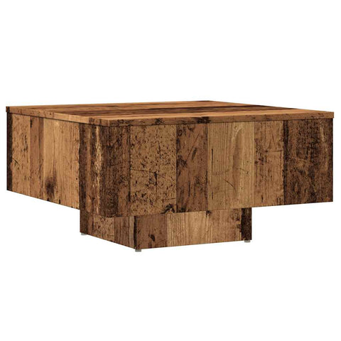 vidaXL Couchtisch Altholz-Optik 60x60x31,5 cm Holzwerkstoff