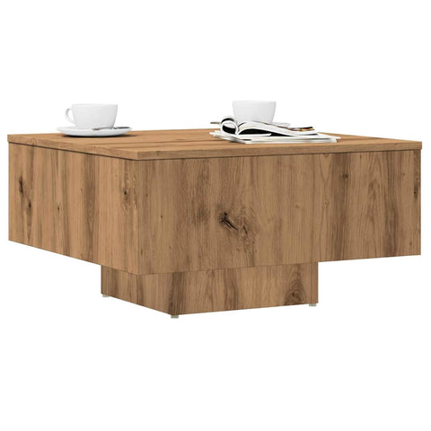 vidaXL Couchtisch Artisan-Eiche 60x60x31,5 cm Holzwerkstoff