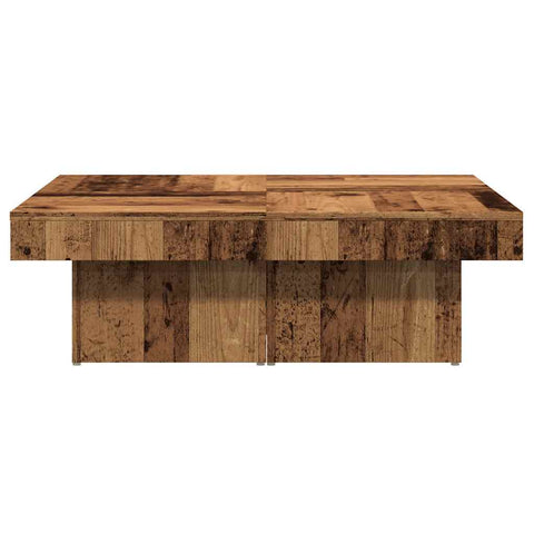 vidaXL Couchtisch Altholz-Optik 90x90x28 cm Holzwerkstoff