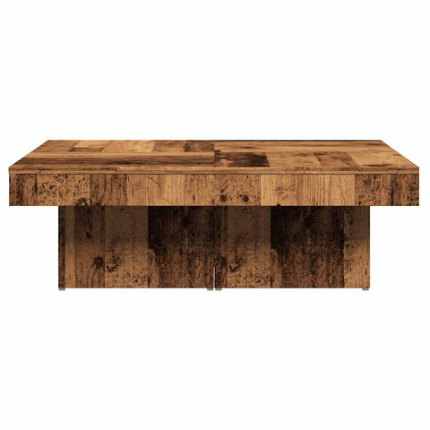 vidaXL Couchtisch Altholz-Optik 90x90x28 cm Holzwerkstoff