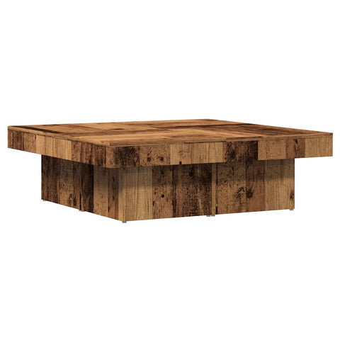 vidaXL Couchtisch Altholz-Optik 90x90x28 cm Holzwerkstoff