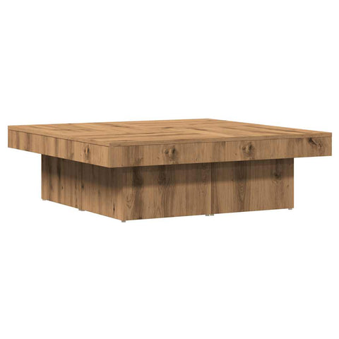 vidaXL Couchtisch Artisan-Eiche 90x90x28 cm Holzwerkstoff