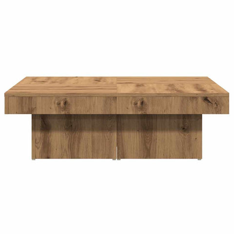 vidaXL Couchtisch Artisan-Eiche 90x90x28 cm Holzwerkstoff