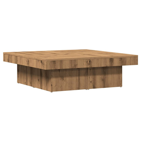 vidaXL Couchtisch Artisan-Eiche 90x90x28 cm Holzwerkstoff