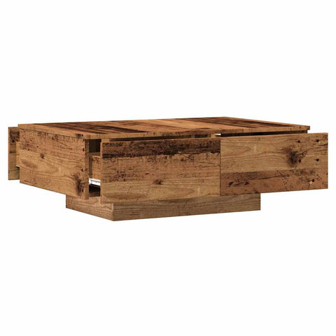 vidaXL Couchtisch Altholz-Optik 90x60x31 cm Holzwerkstoff