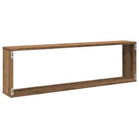 Würfel-Wandregale 2 Stk. Artisan-Eiche 100x15x30 Holzwerkstoff