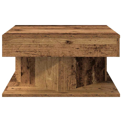 vidaXL Couchtisch Altholz-Optik 55x55x30 cm Holzwerkstoff