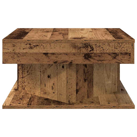 vidaXL Couchtisch Altholz-Optik 55x55x30 cm Holzwerkstoff