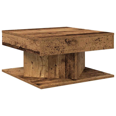 vidaXL Couchtisch Altholz-Optik 55x55x30 cm Holzwerkstoff