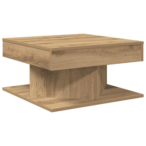 vidaXL Couchtisch Artisan-Eiche 55x55x30 cm Holzwerkstoff