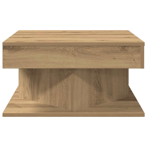 vidaXL Couchtisch Artisan-Eiche 55x55x30 cm Holzwerkstoff