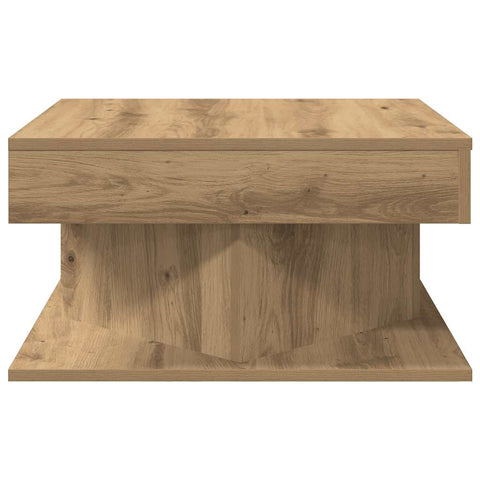 vidaXL Couchtisch Artisan-Eiche 55x55x30 cm Holzwerkstoff