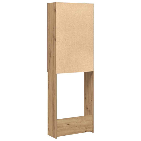 vidaXL Waschmaschinenschrank Artisan-Eiche 64x25,5x190 cm