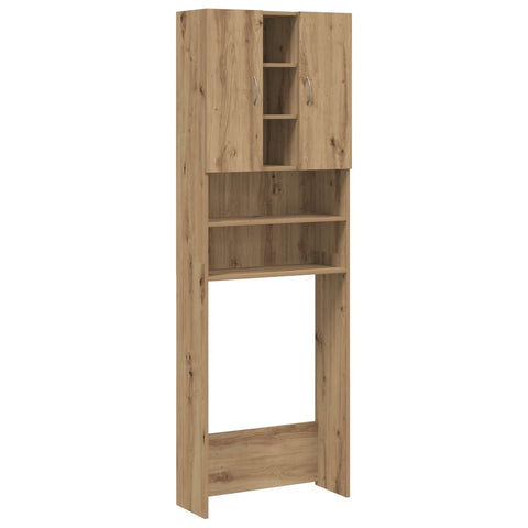 vidaXL Waschmaschinenschrank Artisan-Eiche 64x25,5x190 cm