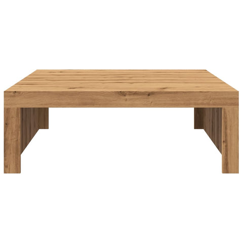 vidaXL Couchtisch Artisan-Eiche 100x100x35 cm Holzwerkstoff