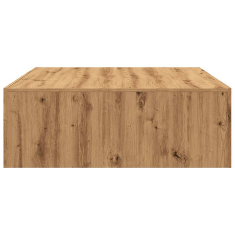 vidaXL Couchtisch Artisan-Eiche 100x100x35 cm Holzwerkstoff