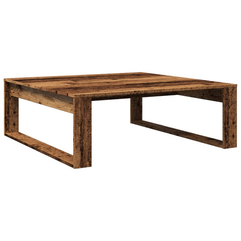 vidaXL Couchtisch Altholz-Optik 100x100x35 cm Holzwerkstoff