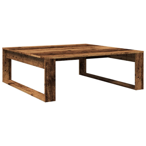 vidaXL Couchtisch Altholz-Optik 100x100x35 cm Holzwerkstoff