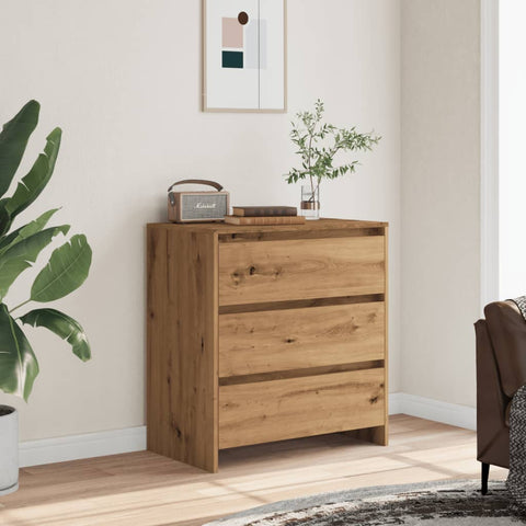 vidaXL Sideboard Artisan-Eiche 70x41x75 cm Holzwerkstoff