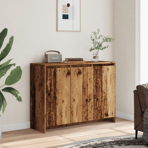 vidaXL Sideboard Altholz-Optik 102x33x75 cm Holzwerkstoff