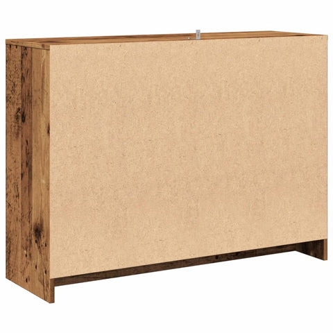 vidaXL Sideboard Altholz-Optik 102x33x75 cm Holzwerkstoff