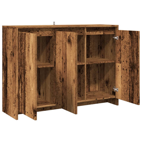 vidaXL Sideboard Altholz-Optik 102x33x75 cm Holzwerkstoff