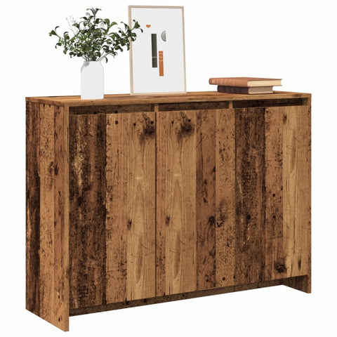 vidaXL Sideboard Altholz-Optik 102x33x75 cm Holzwerkstoff