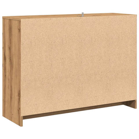 vidaXL Sideboard Artisan-Eiche 102x33x75 cm Holzwerkstoff