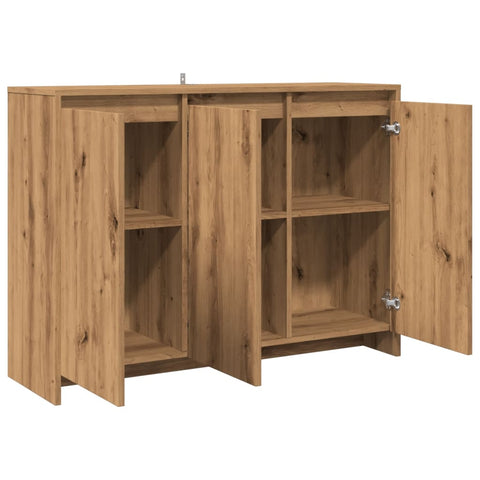 vidaXL Sideboard Artisan-Eiche 102x33x75 cm Holzwerkstoff