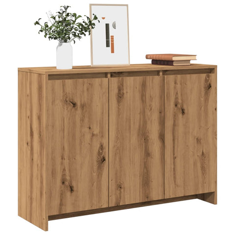 vidaXL Sideboard Artisan-Eiche 102x33x75 cm Holzwerkstoff