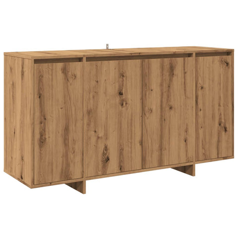 vidaXL Sideboard Artisan-Eiche 135x41x75 cm Holzwerkstoff