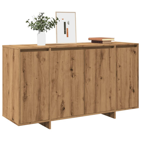 vidaXL Sideboard Artisan-Eiche 135x41x75 cm Holzwerkstoff