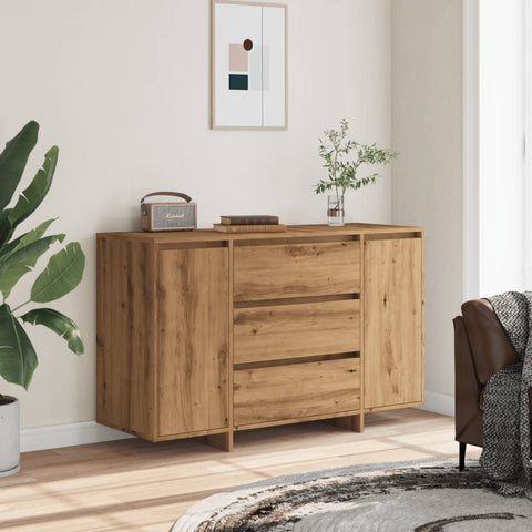 vidaXL Sideboard Artisan-Eiche 120x41x75 cm Holzwerkstoff