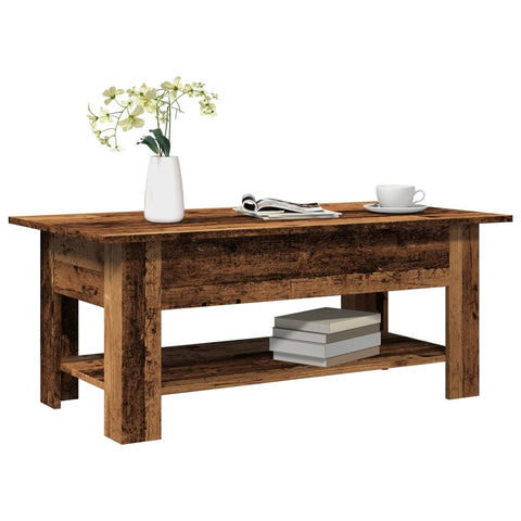 vidaXL Couchtisch Altholz-Optik 102x55x42 cm Holzwerkstoff