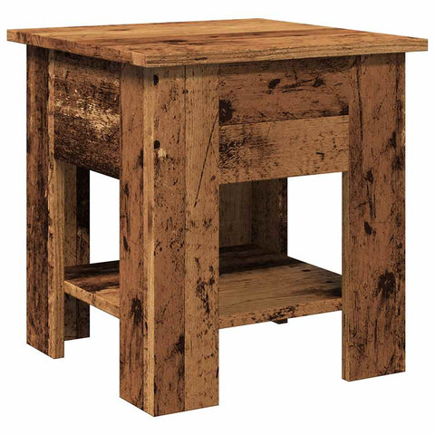 vidaXL Couchtisch Altholz-Optik 40x40x42 cm Holzwerkstoff