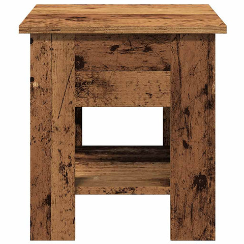 vidaXL Couchtisch Altholz-Optik 40x40x42 cm Holzwerkstoff