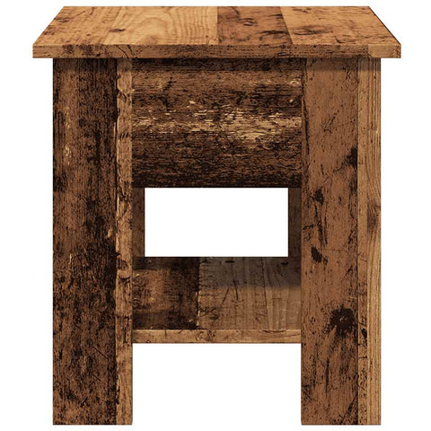 vidaXL Couchtisch Altholz-Optik 40x40x42 cm Holzwerkstoff