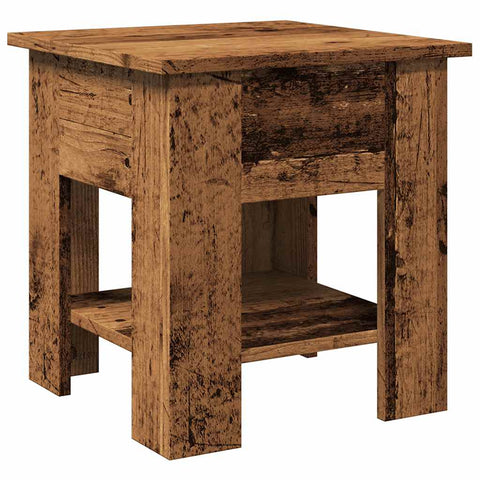 vidaXL Couchtisch Altholz-Optik 40x40x42 cm Holzwerkstoff