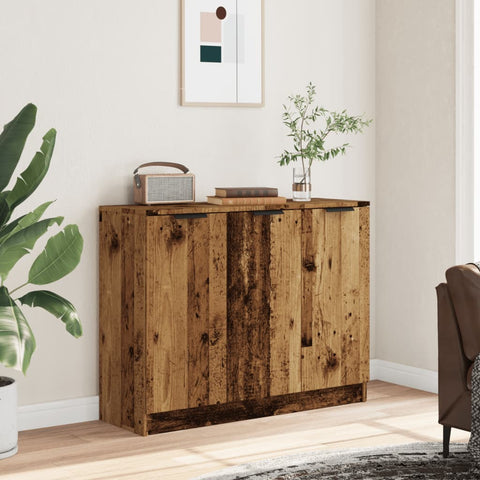 vidaXL Sideboard Altholz-Optik 90,5x30x70 cm Holzwerkstoff