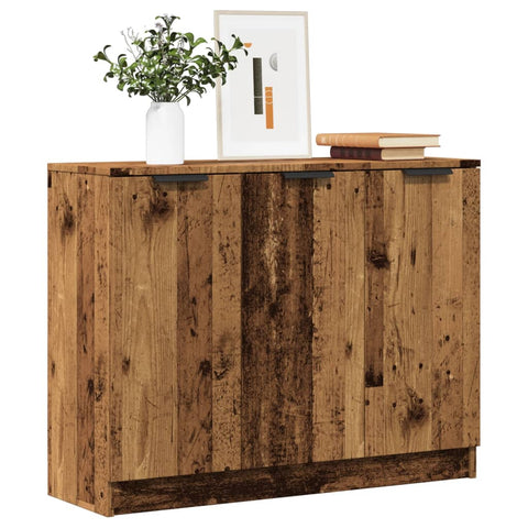 vidaXL Sideboard Altholz-Optik 90,5x30x70 cm Holzwerkstoff