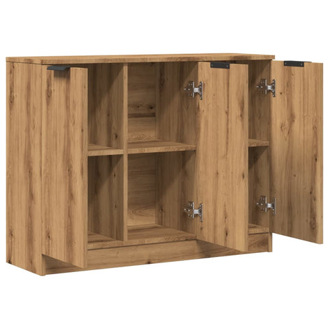 vidaXL Sideboard Artisan-Eiche 90,5x30x70 cm Holzwerkstoff