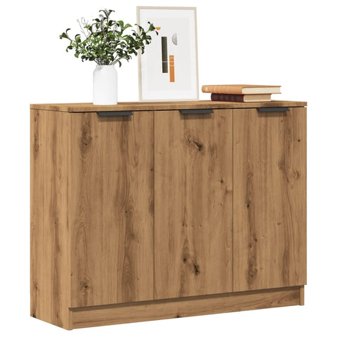 vidaXL Sideboard Artisan-Eiche 90,5x30x70 cm Holzwerkstoff