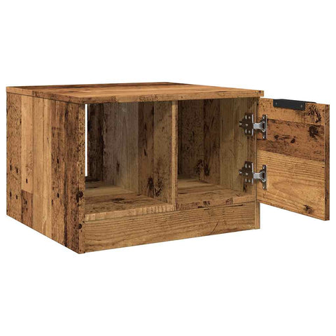 vidaXL Couchtisch Altholz-Optik 50x50x36 cm Holzwerkstoff