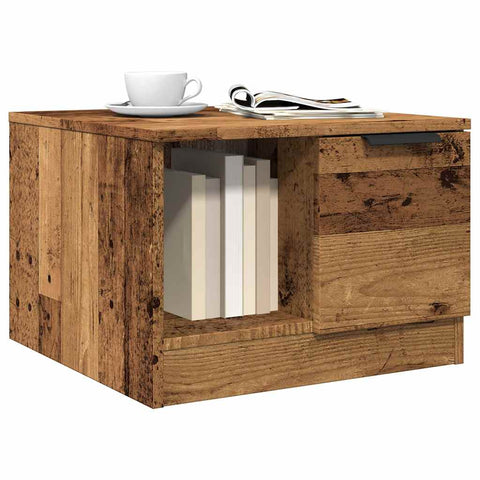 vidaXL Couchtisch Altholz-Optik 50x50x36 cm Holzwerkstoff