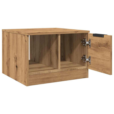 vidaXL Couchtisch Artisan-Eiche 50x50x36 cm Holzwerkstoff