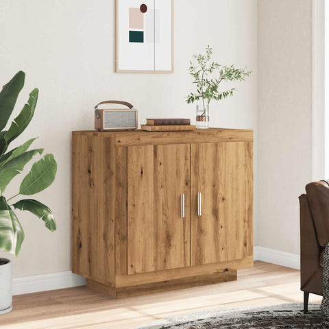 vidaXL Sideboard Artisan-Eiche 80x40x75 cm Holzwerkstoff