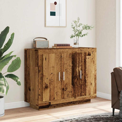 vidaXL Sideboard Altholz-Optik 92x35x75 cm Holzwerkstoff