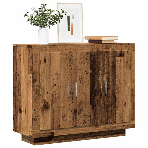 vidaXL Sideboard Altholz-Optik 92x35x75 cm Holzwerkstoff