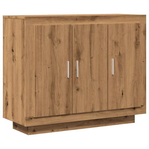 vidaXL Sideboard Artisan-Eiche 92x35x75 cm Holzwerkstoff